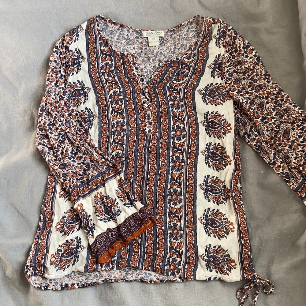 Lucky brand print top